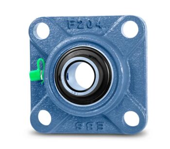 Flanschlagereinheit SAF 211 SS - Welle: 55 - EBS